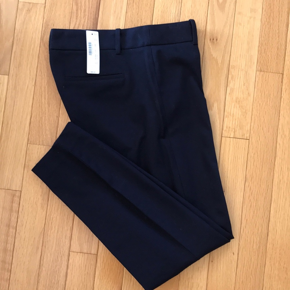 ❤️SOLD❤️NWT!! J.Crew Minnie Pant (sz 4 navy blue) - Picture 4 of 5